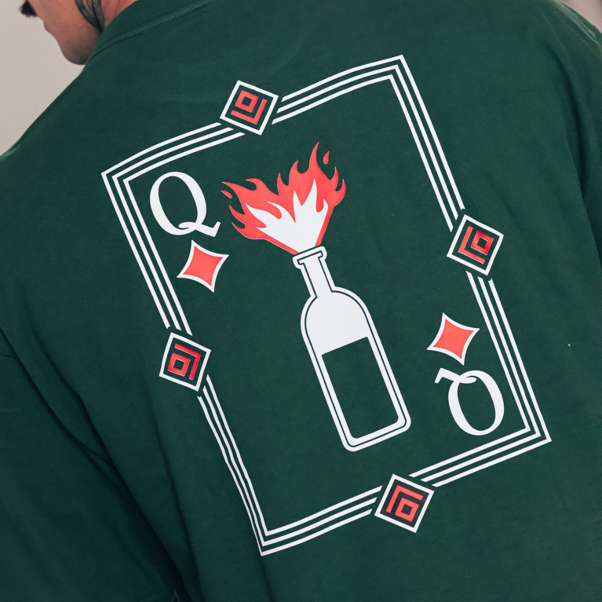 Camiseta Oversized Verde Molotov Quazza Company