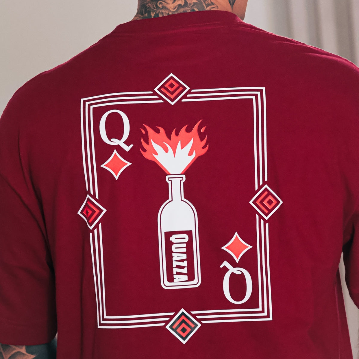 Camiseta Oversized Vermelha Molotov Quazza Company