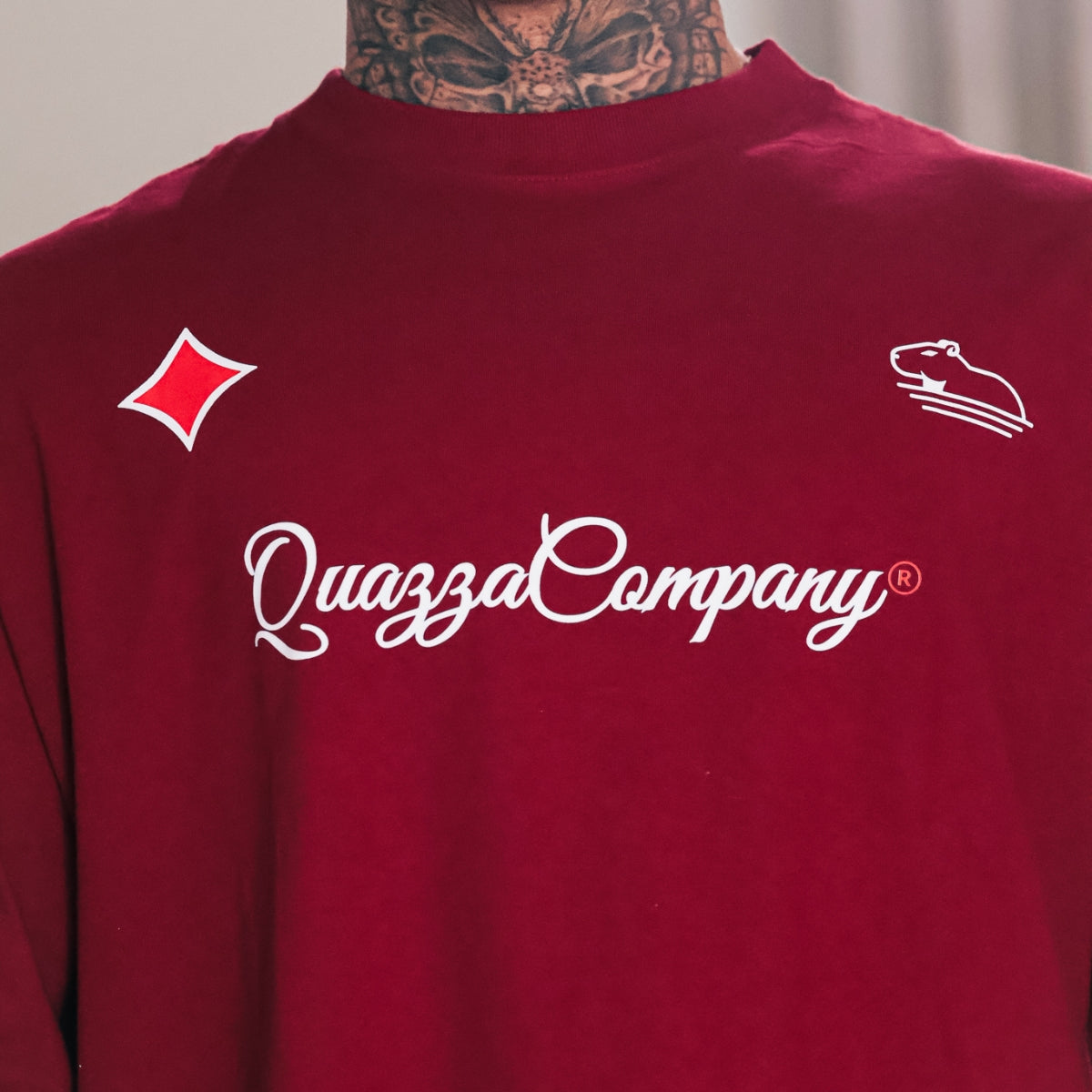 Camiseta Oversized Vermelha Molotov Quazza Company