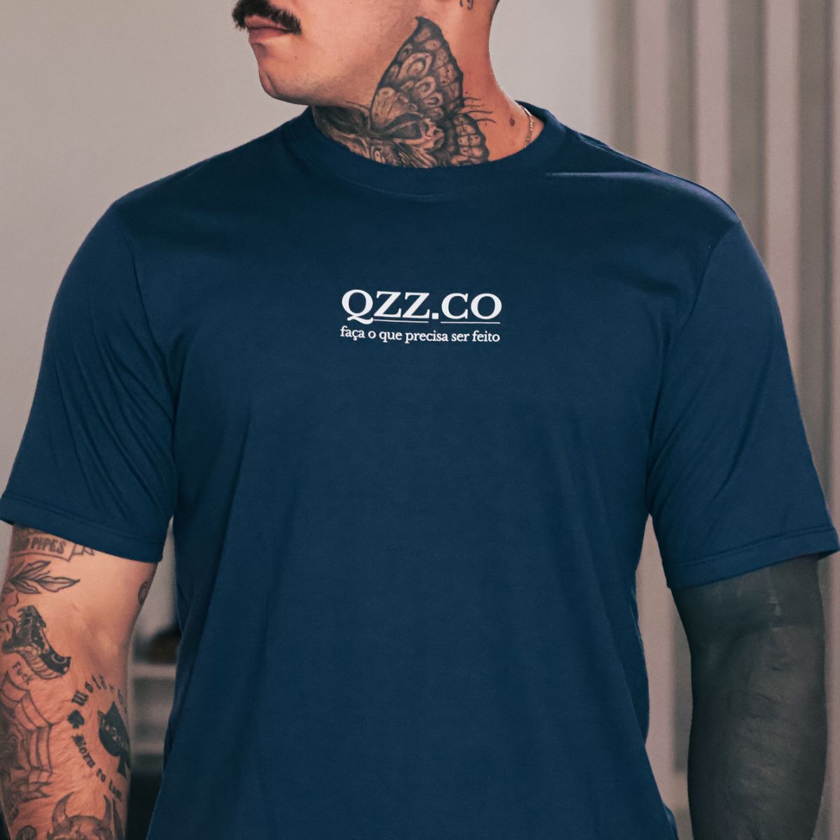 Camiseta Azul Marinho Basicly