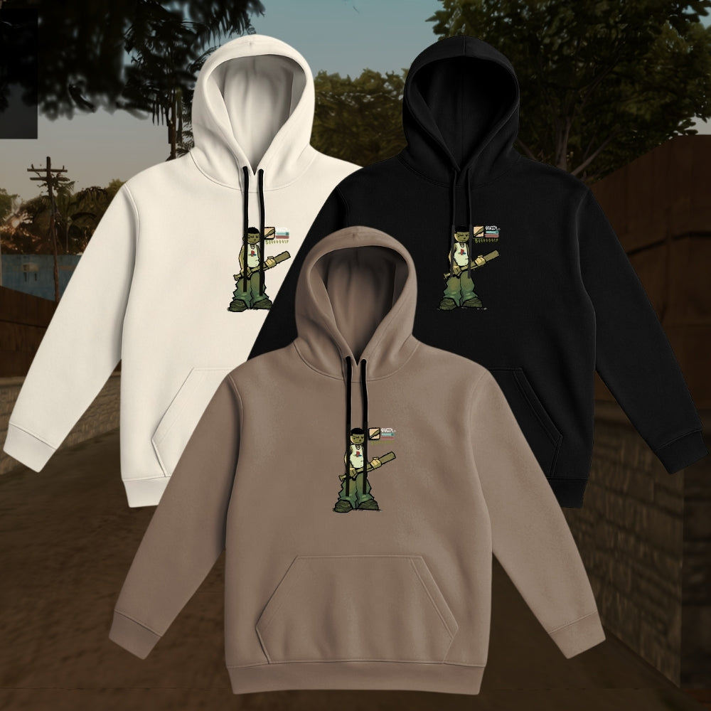 COMBO KIT 3 Moletons Preto+Branco+Marrom GTA