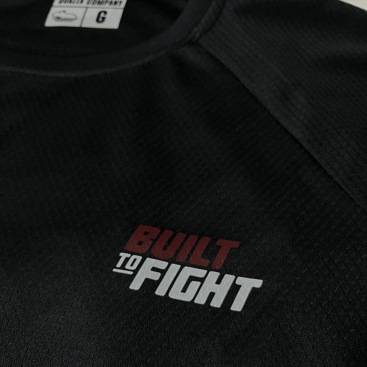 Camiseta DRY-FIT PRETA Build to Fight