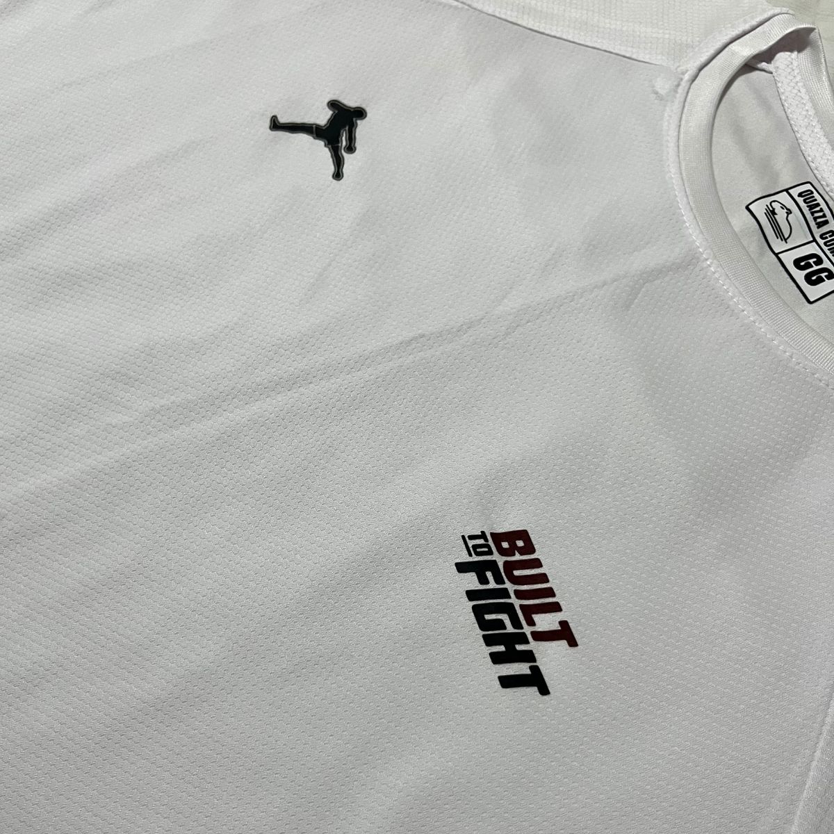 Camiseta DRY-FIT BRANCA Build to Fight