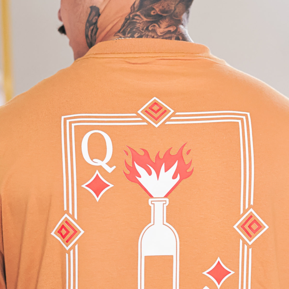 Camiseta Oversized Bege Molotov Quazza Company