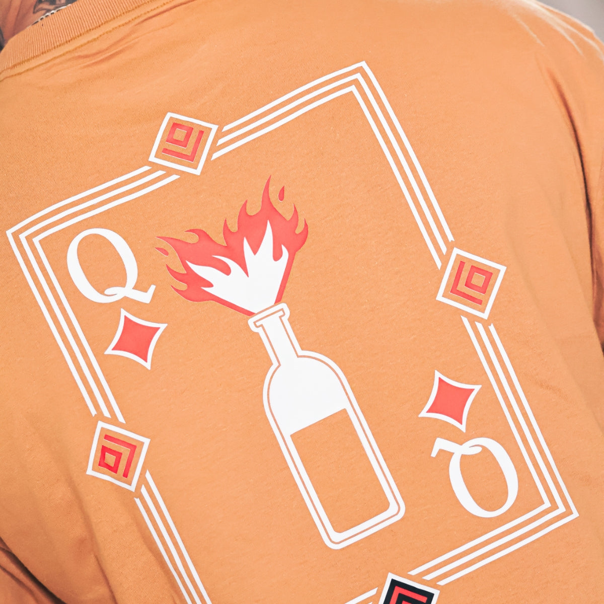 Camiseta Oversized Bege Molotov Quazza Company