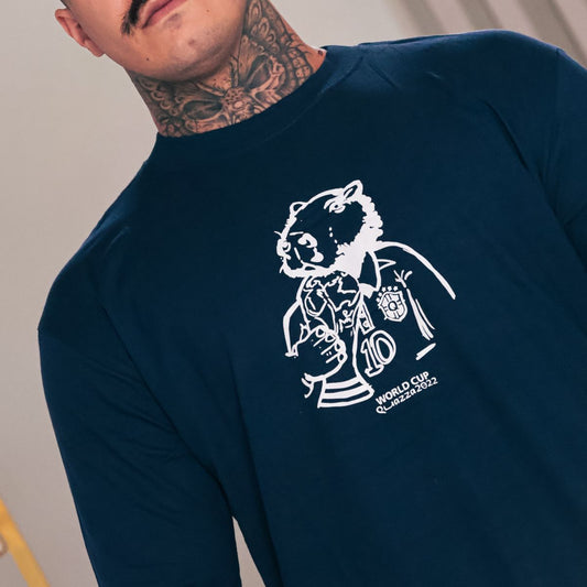 Camiseta Azul Marinho Capivara World Cup