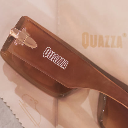 Óculos de Sol Marrom Quazza (Lentes UV400)