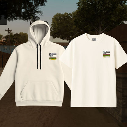 COMBO KIT Branco Camiseta + Moletom GTA