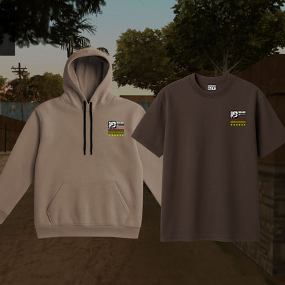 COMBO KIT Branco Camiseta + Moletom GTA