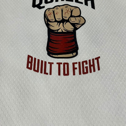 Camiseta DRY-FIT BRANCA Build to Fight PUNCH