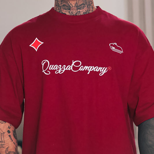 Camiseta Oversized Vermelha Molotov Quazza Company