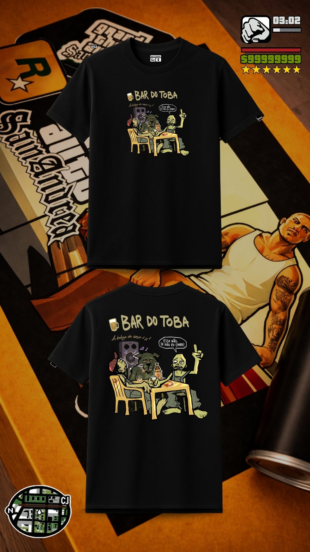 Camiseta Benny, Netto no Bar