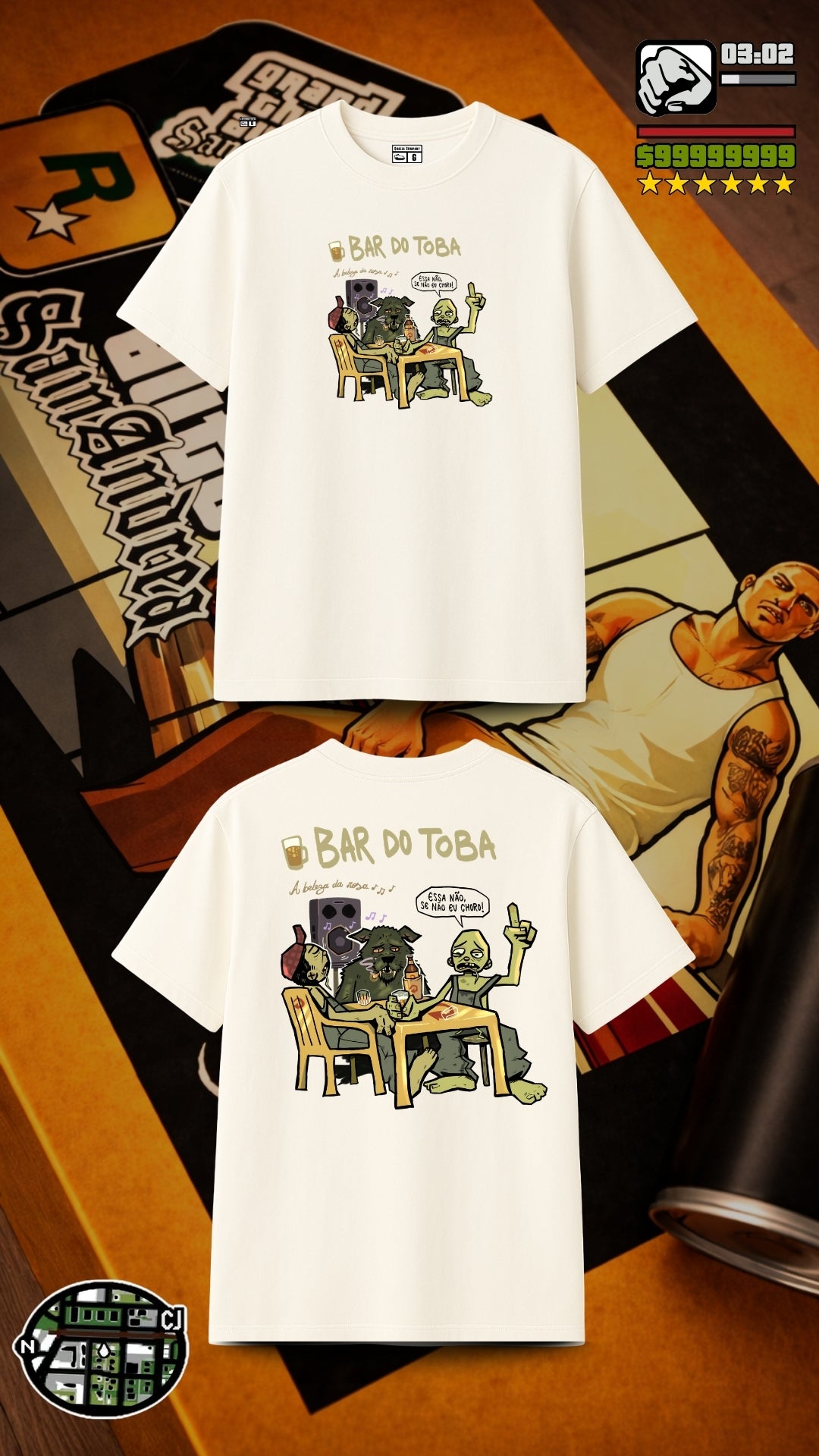 Camiseta Benny, Netto no Bar