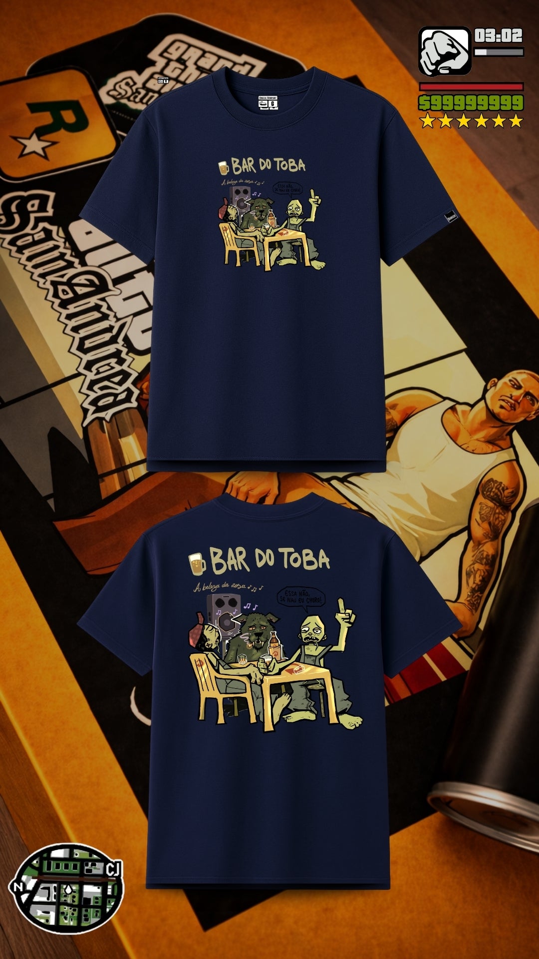 Camiseta Benny, Netto no Bar
