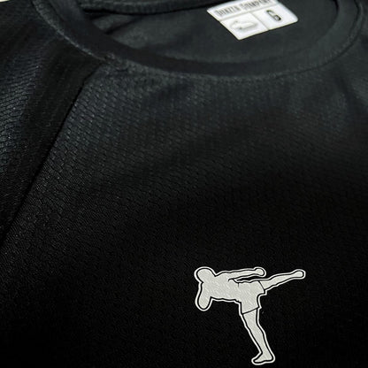 Kit Camiseta e Bermuda DRY-FIT PRETA Build to Fight