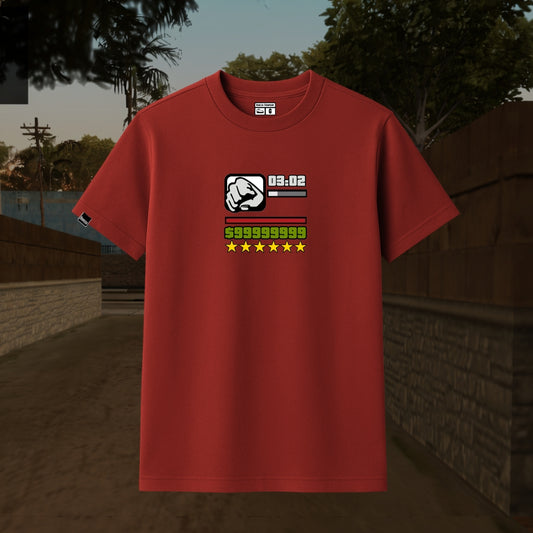 Camiseta Vermelha GTA