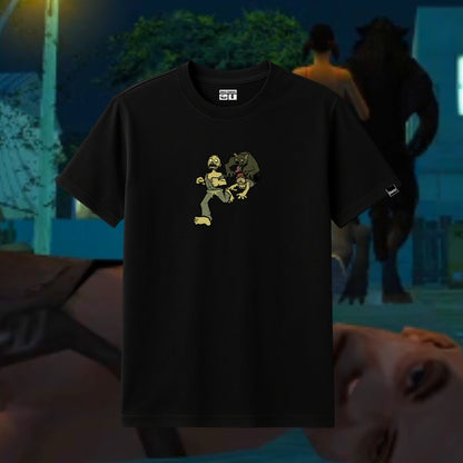 Camiseta BRANCA Benny, Netto & Lombizone