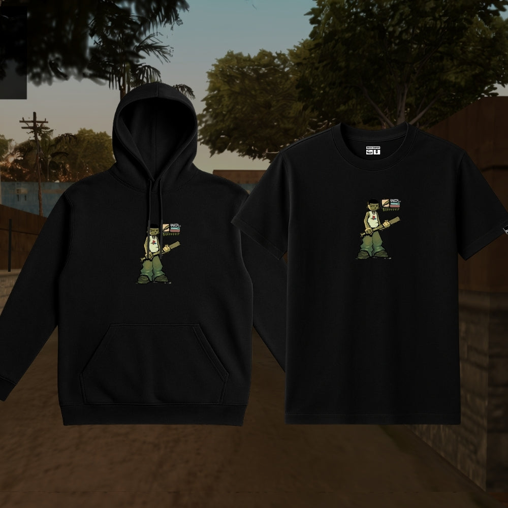 COMBO KIT Branco Camiseta + Moletom GTA