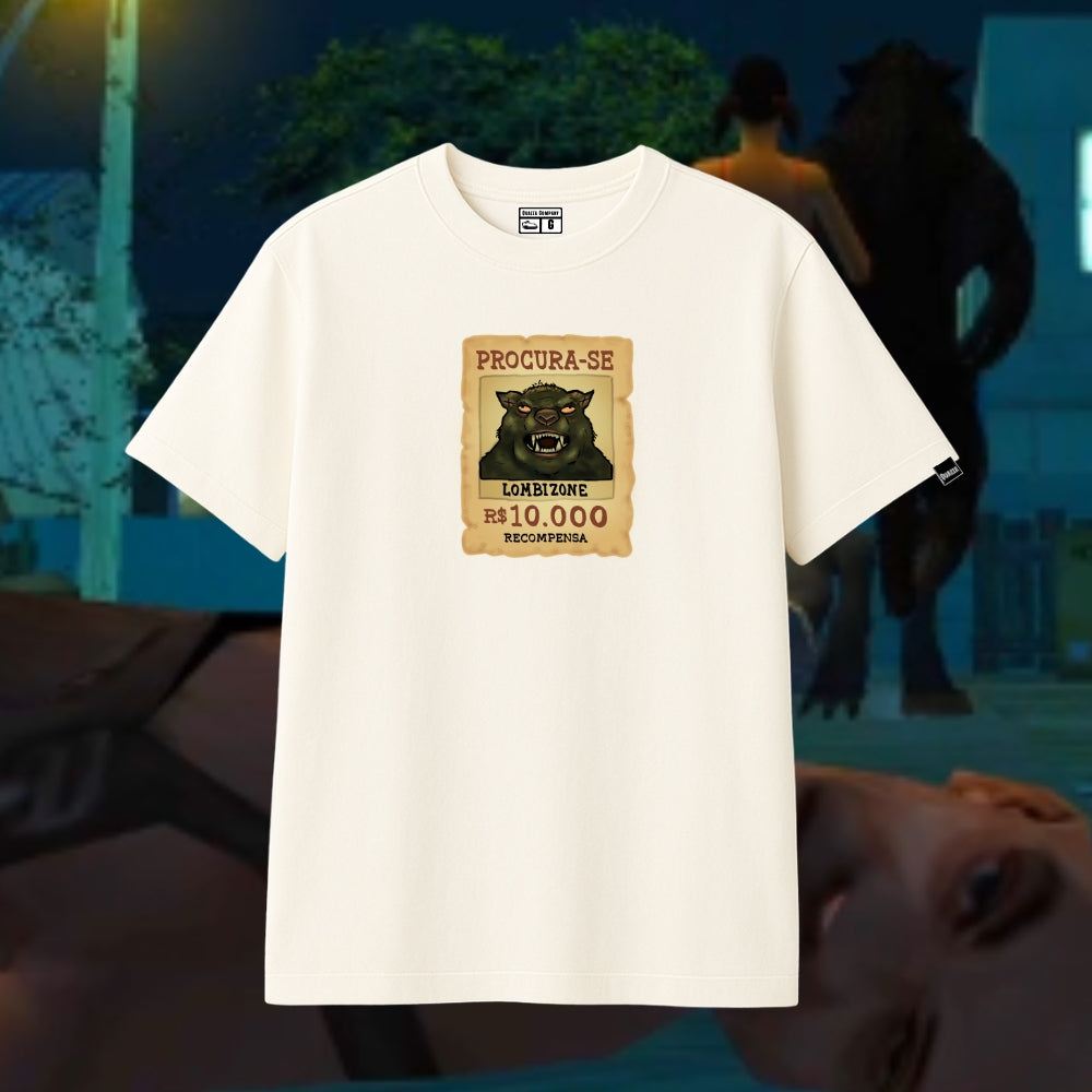 Camiseta BRANCA Lombizone PROCURA-SE