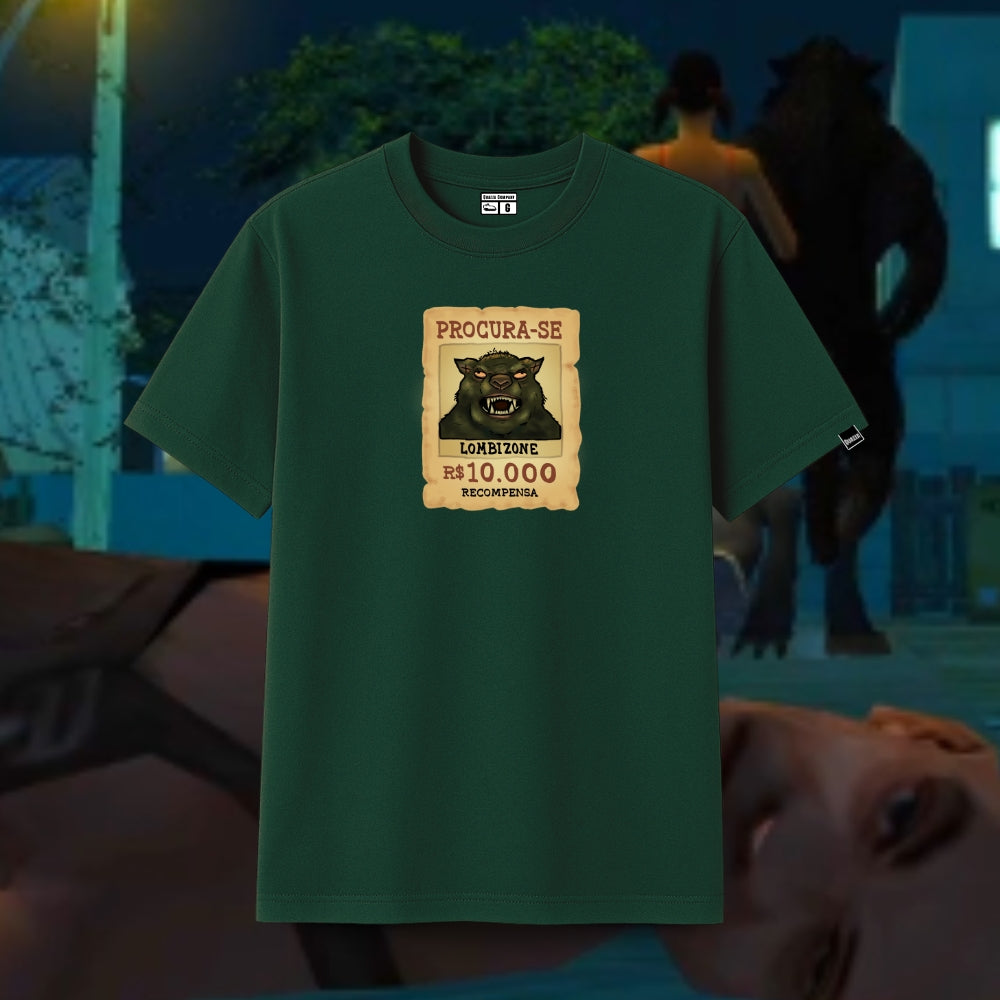 Camiseta BRANCA Lombizone PROCURA-SE