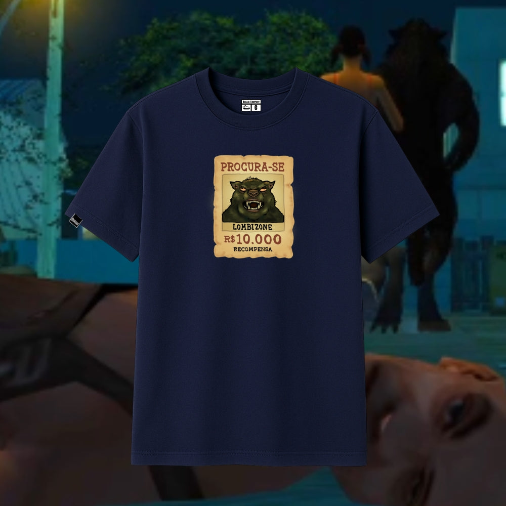 Camiseta BRANCA Lombizone PROCURA-SE