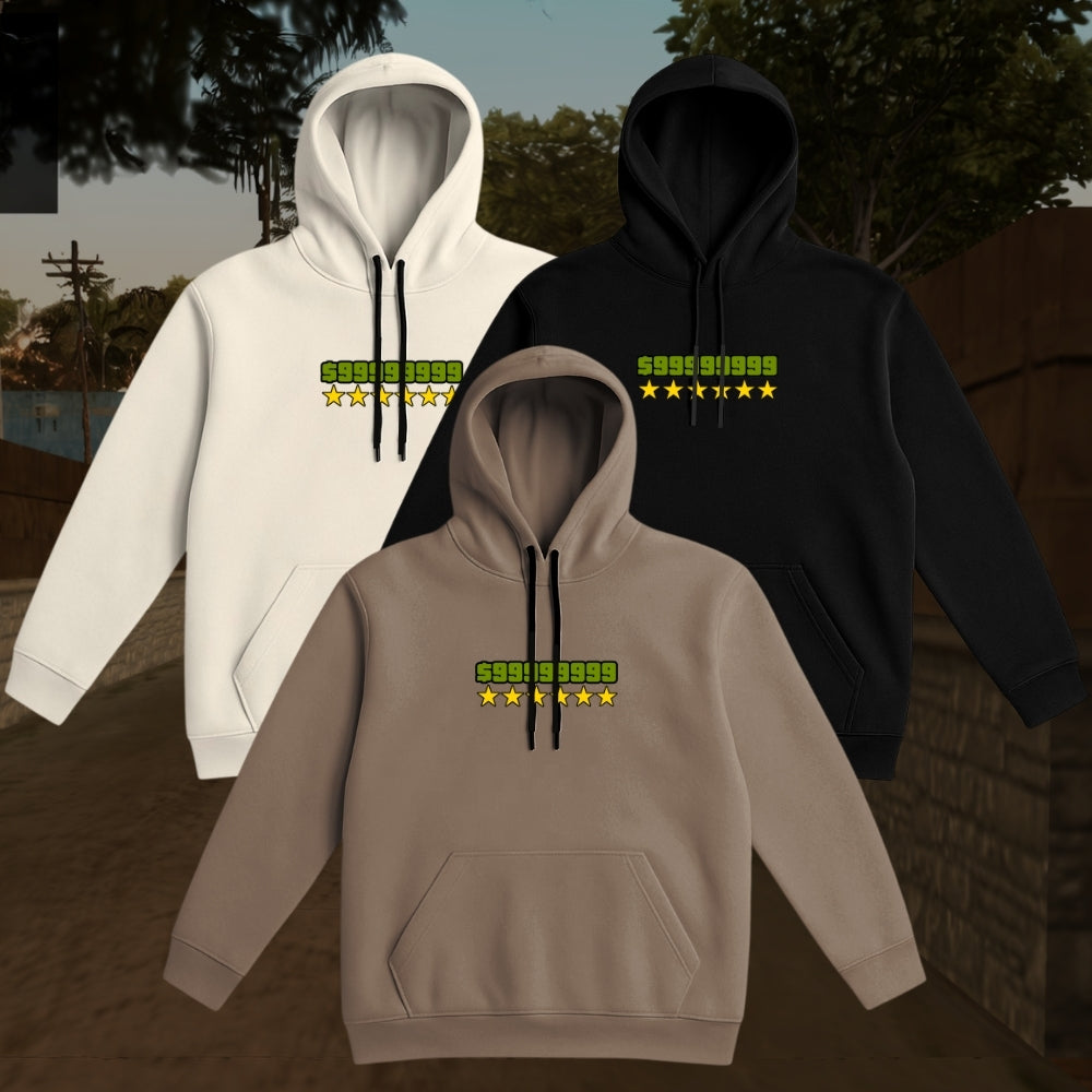 COMBO KIT 3 Moletons Preto+Branco+Marrom GTA