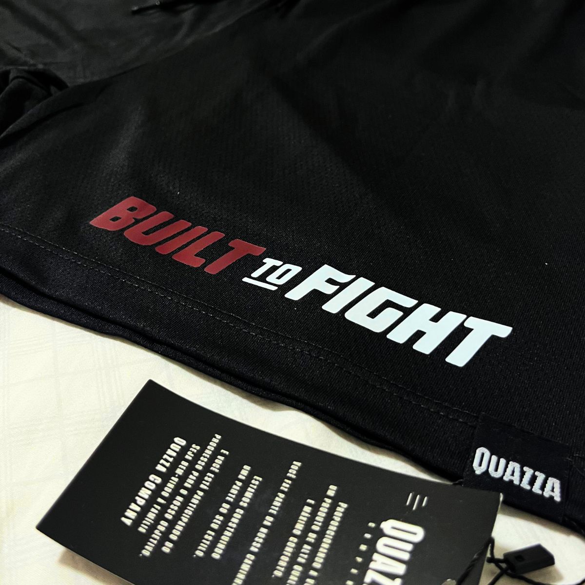 Kit Camiseta e Bermuda DRY-FIT PRETA Build to Fight