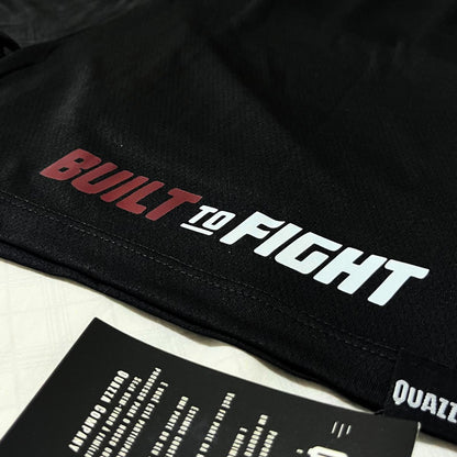 Kit Camiseta e Bermuda DRY-FIT PRETA Build to Fight