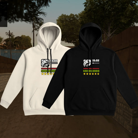 COMBO KIT 2 Moletons Preto+Branco GTA