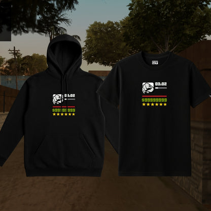 COMBO KIT Branco Camiseta + Moletom GTA