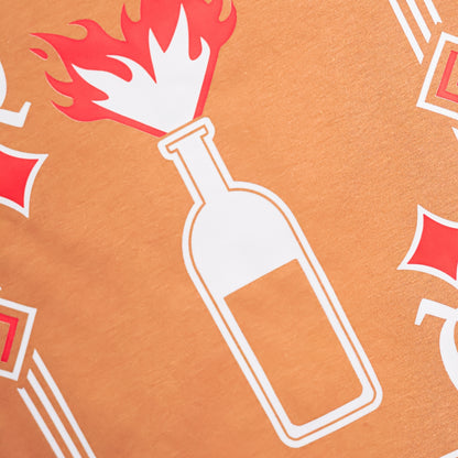 Camiseta Oversized Bege Molotov Quazza Company
