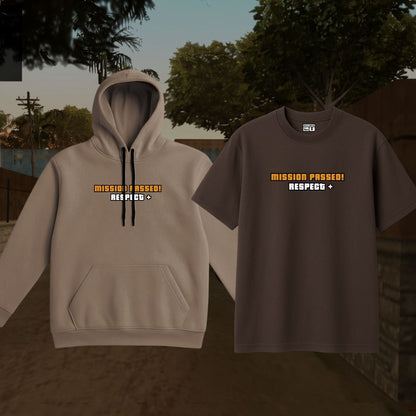 COMBO KIT Preto Camiseta + Moletom GTA