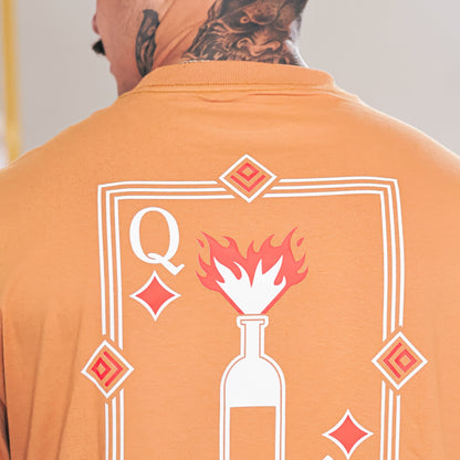 Camiseta Oversized Bege Molotov Quazza Company