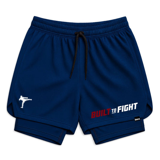 Bermuda DRY-FIT AZUL Build to Fight
